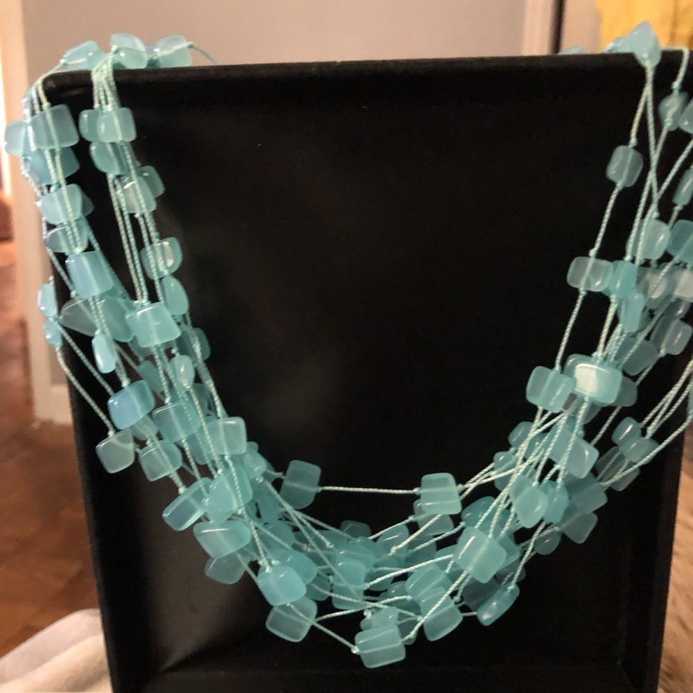 Cold water Creek aqua necklace.